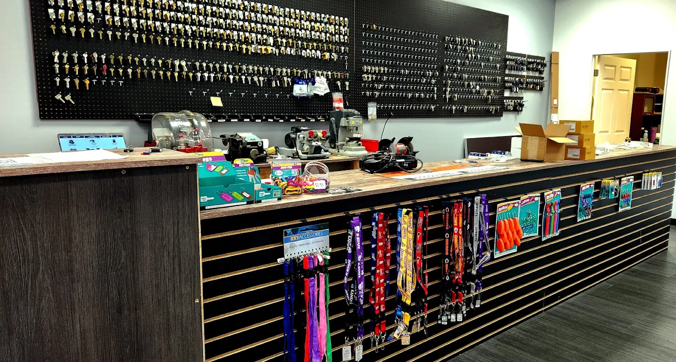 Inside the Ivey Locksmith shop