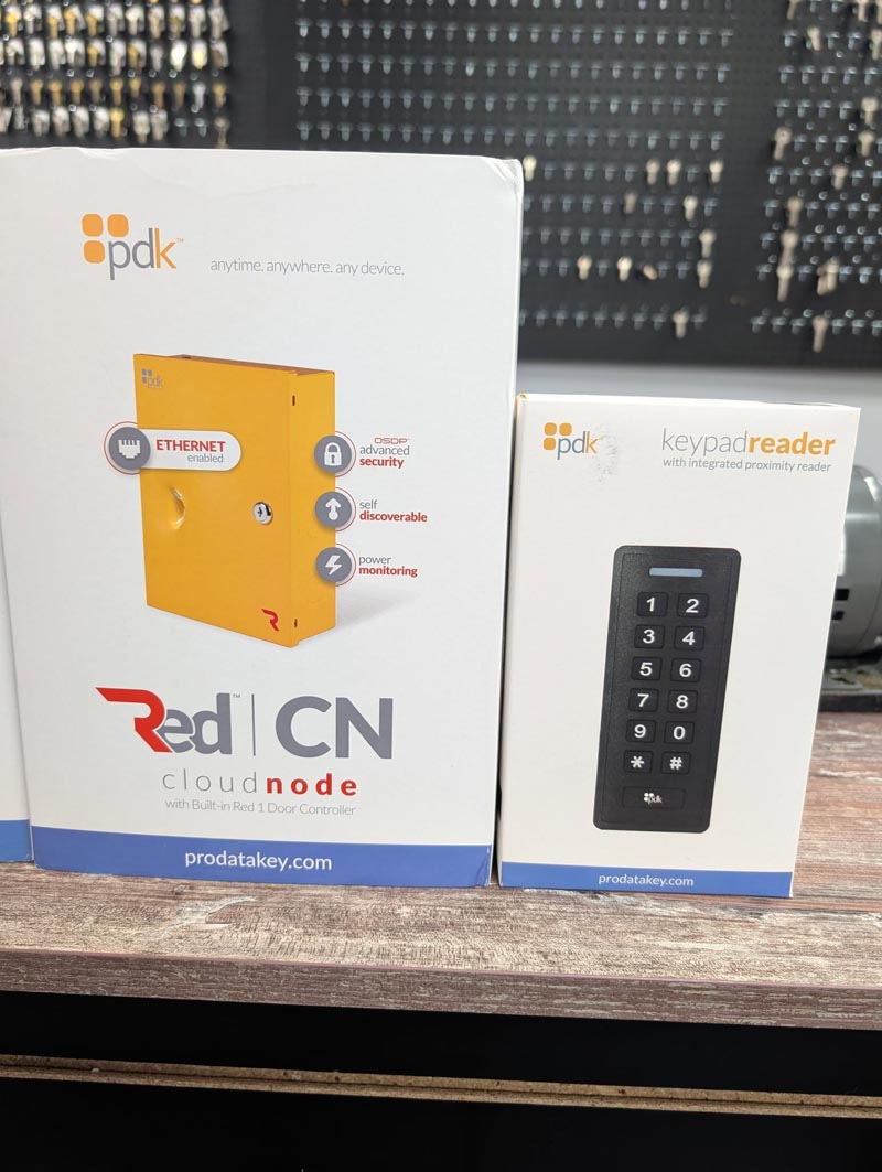 Access control keypad and card reader