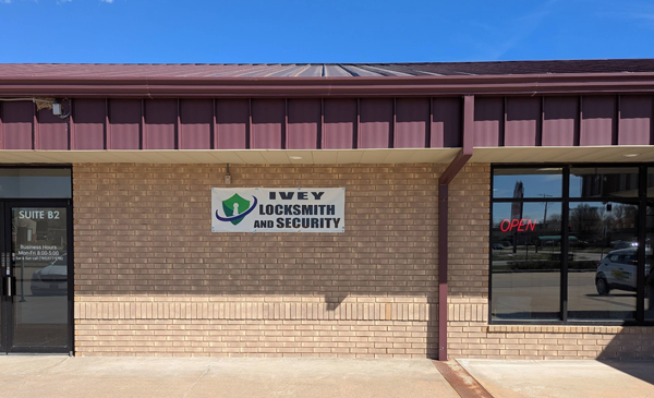 Ivey Locksmith and Security storefront serving Abilene, Kansas